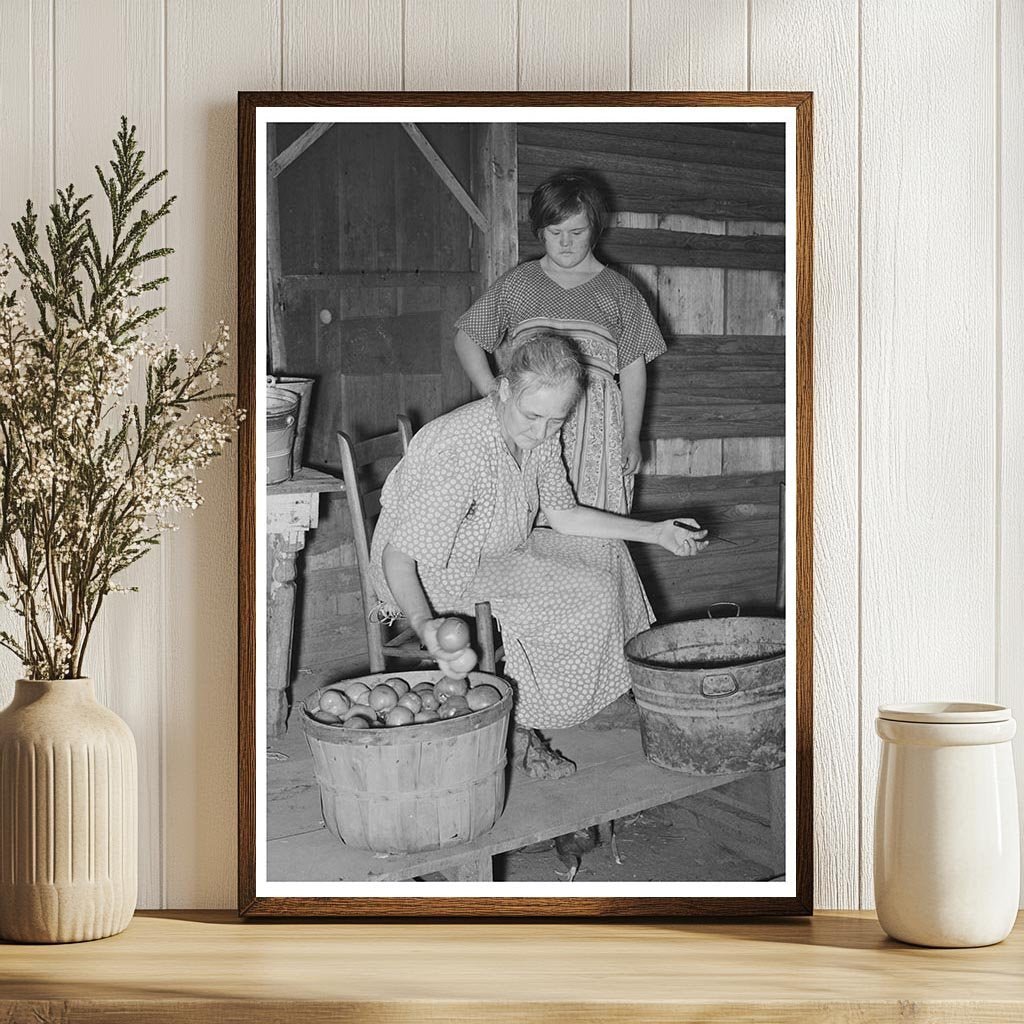 1939 Woman Picking Tomatoes in Muskogee Oklahoma - Available at KNOWOL