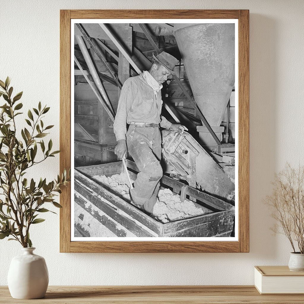 1939 Workman Packing Cotton Linters in Texas Oil Mill - Available at KNOWOL