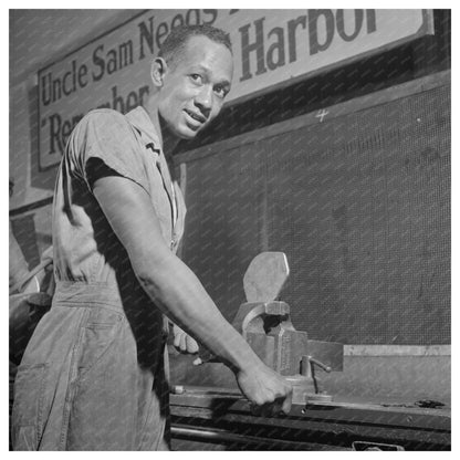 1939 Youth in Machine Shop at NYA Center Brooklyn - Available at KNOWOL