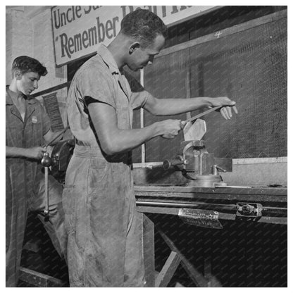 1939 Youth Workers in Machine Shop Training Brooklyn NY - Available at KNOWOL