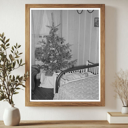 1940 Baby by Christmas Tree in Corpus Christi Texas - Available at KNOWOL