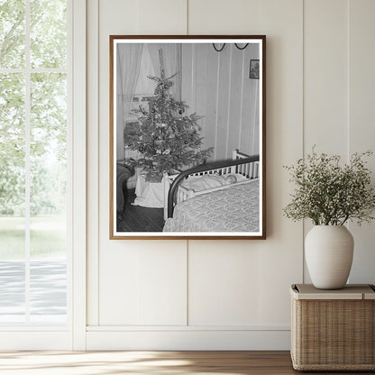 1940 Baby by Christmas Tree in Corpus Christi Texas - Available at KNOWOL