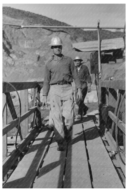 1940 Catwalk at Shasta Dam in California Engineering Photo - Available at KNOWOL