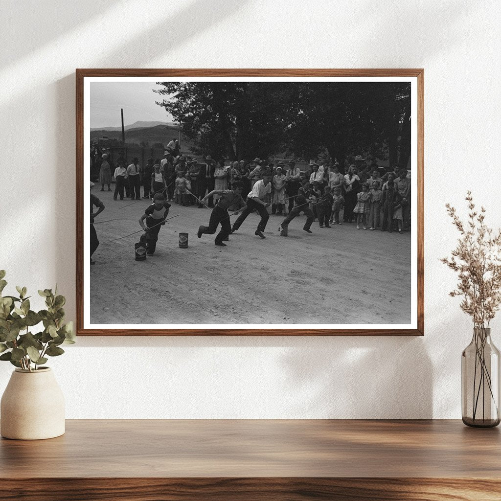 1940 Childrens Potato Race Ridgway Colorado Labor Day Event - Available at KNOWOL