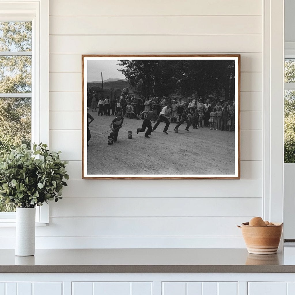 1940 Childrens Potato Race Ridgway Colorado Labor Day Event - Available at KNOWOL