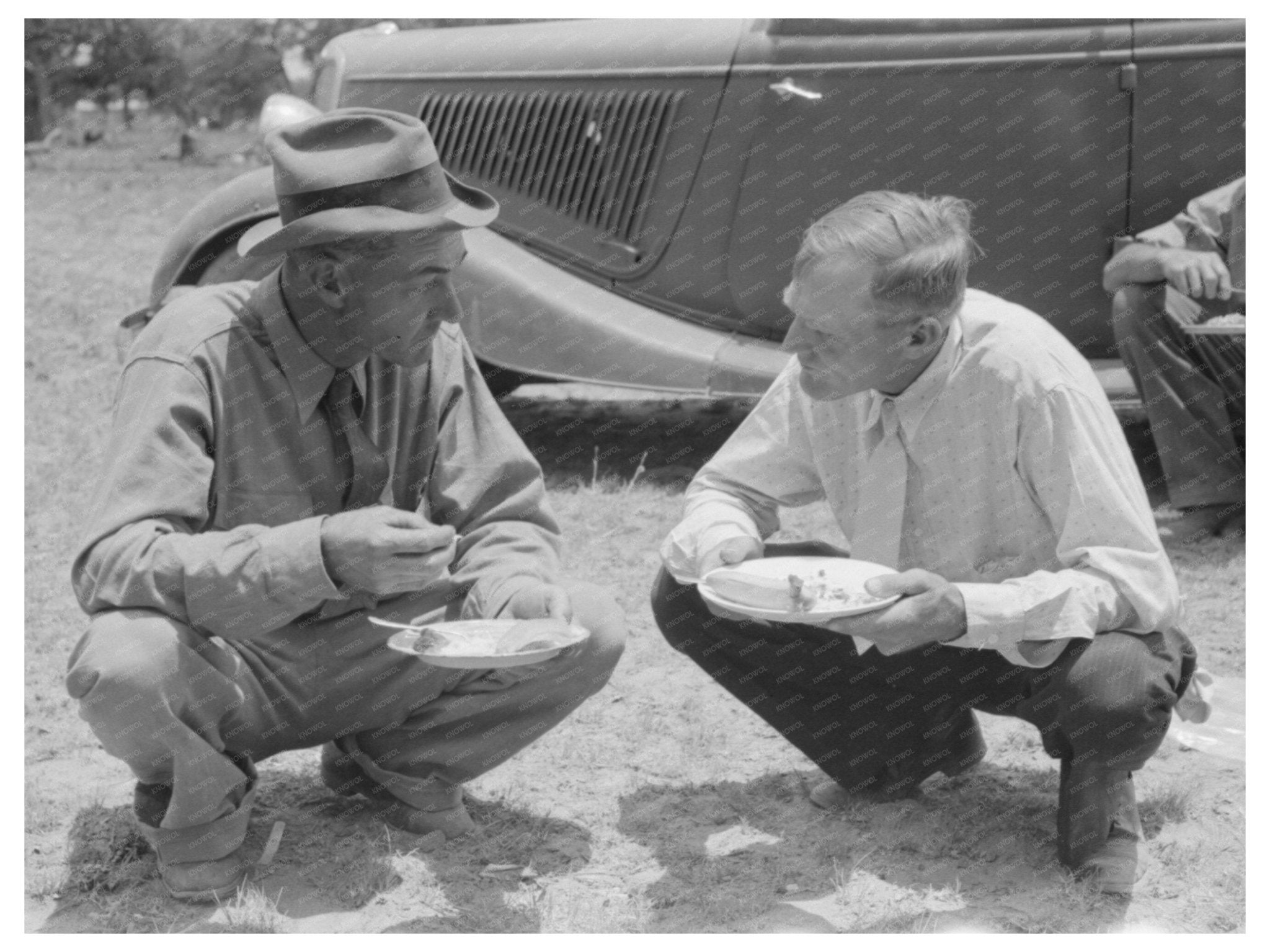 1940 Community Dinner in Pie Town New Mexico - Available at KNOWOL