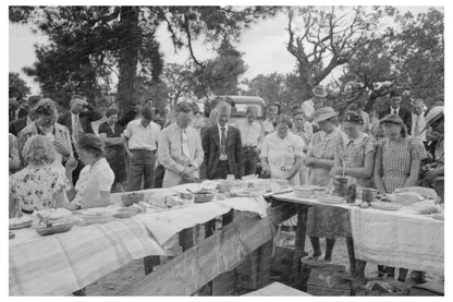 1940 Community Sing Gathering in Pie Town New Mexico - Available at KNOWOL