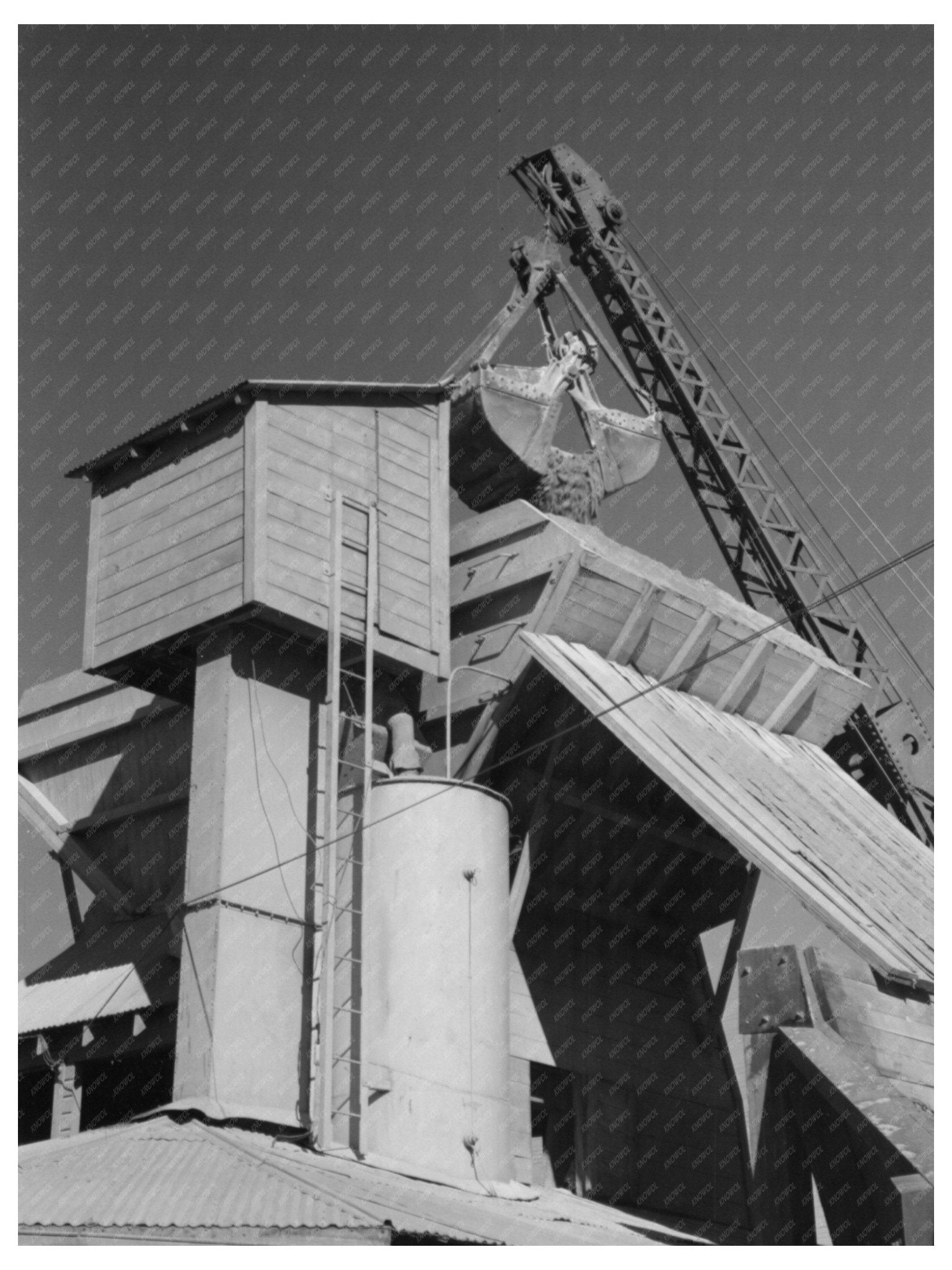 1940 Concrete Mixing Plant in Oklahoma City - Available at KNOWOL