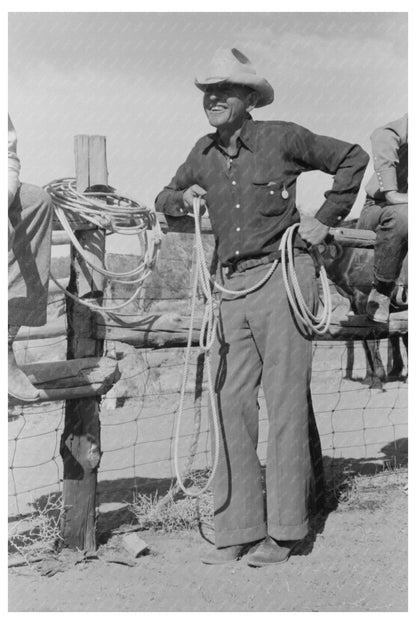 1940 Cowboy Rodeo in Quemado New Mexico Vintage Photo - Available at KNOWOL