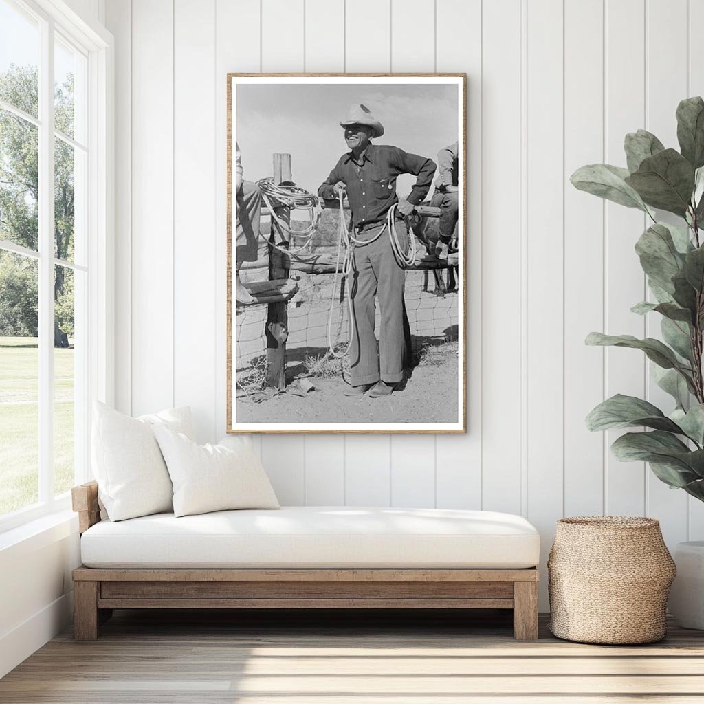 1940 Cowboy Rodeo in Quemado New Mexico Vintage Photo - Available at KNOWOL