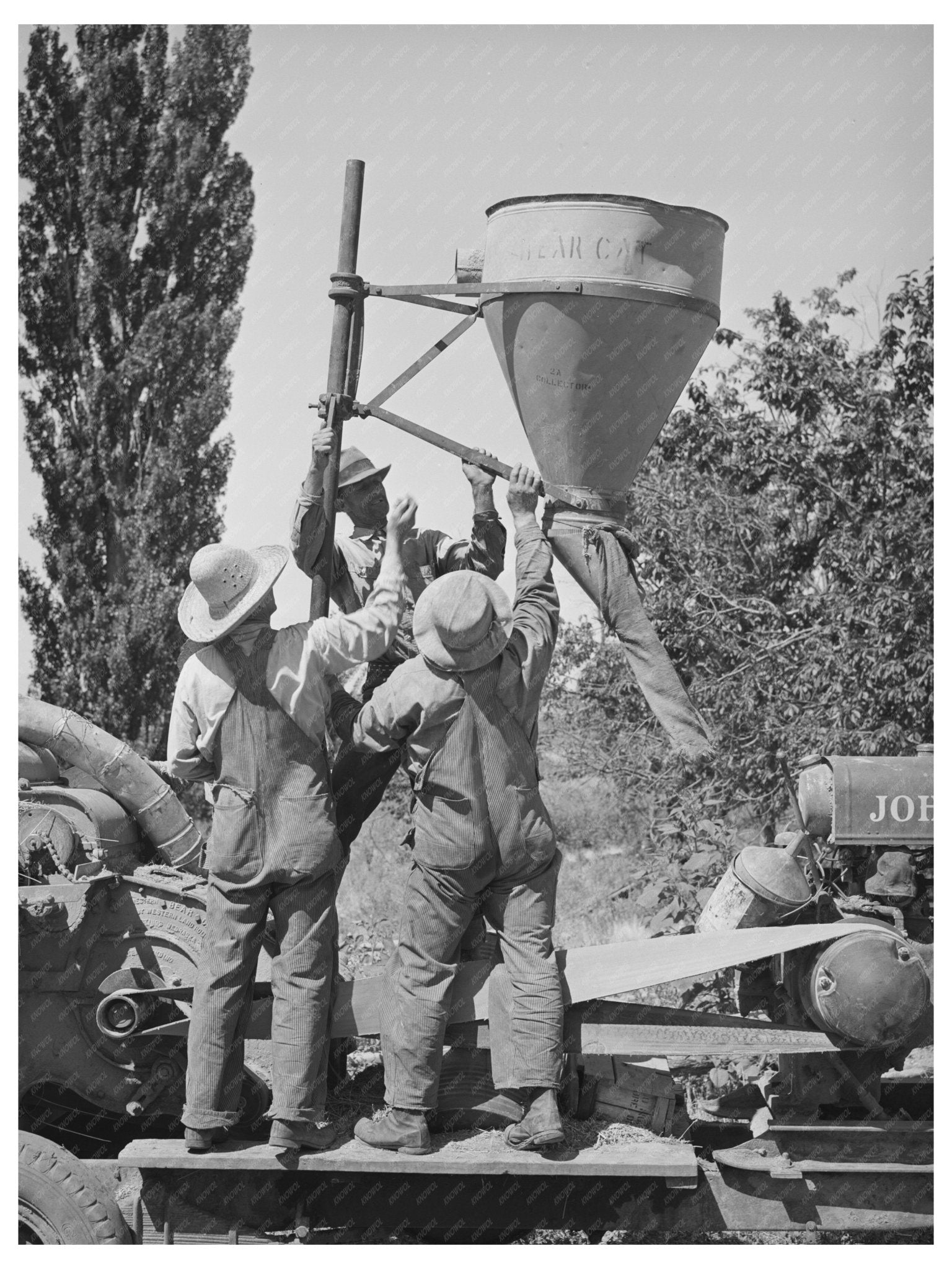 1940 Hay Chopper Operation in Box Elder County Utah - Available at KNOWOL