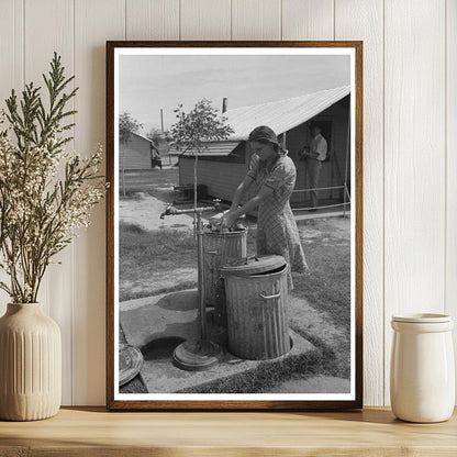 1940 Image of Agua Fria Migratory Labor Camp Facilities - Available at KNOWOL