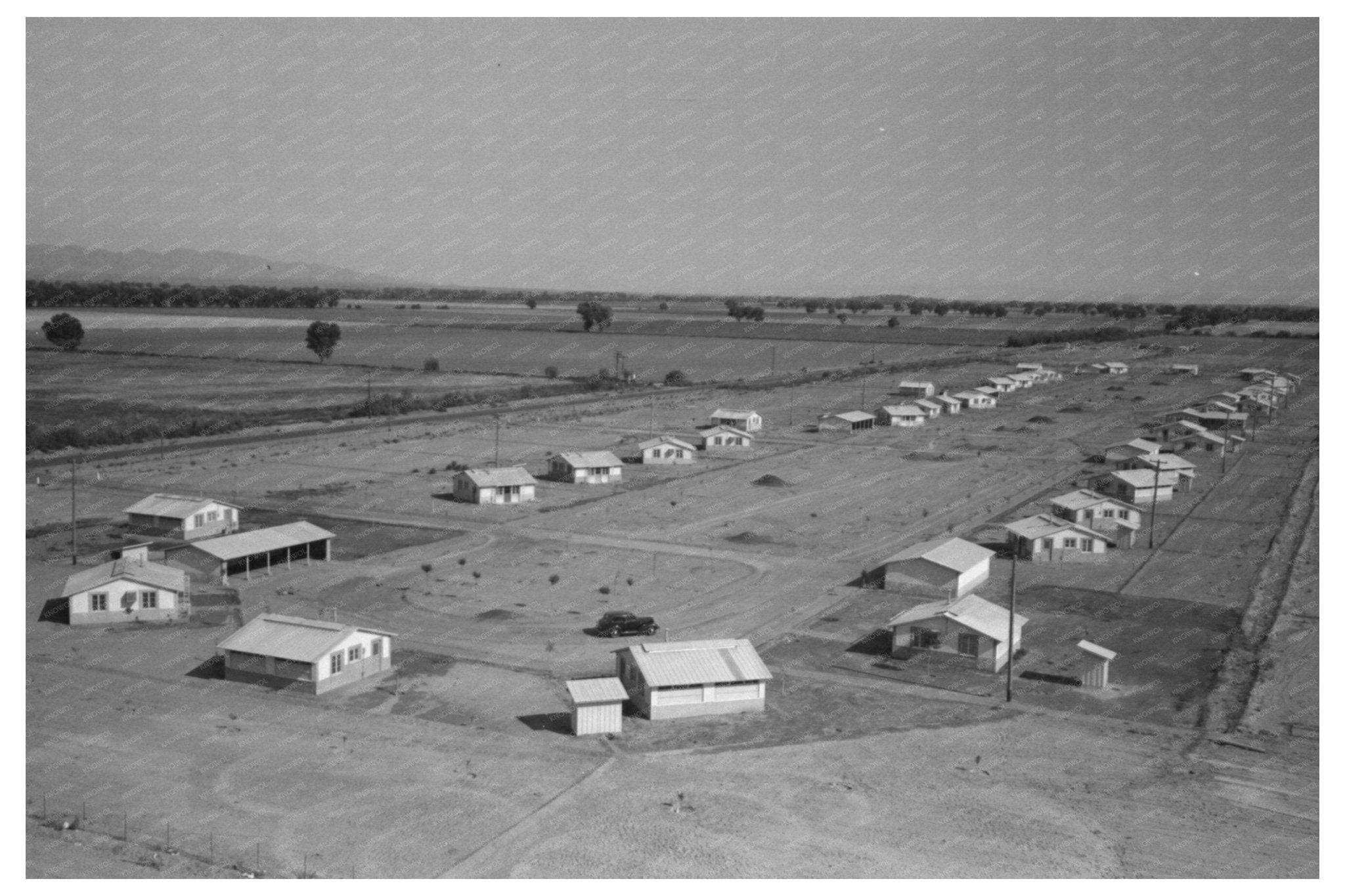 1940 Isolation Unit at Agua Fria Migratory Labor Camp - Available at KNOWOL