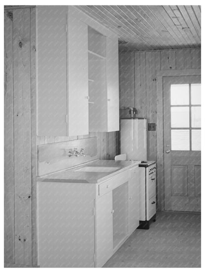 1940 Kitchen in Migratory Labor Camp Robstown Texas - Available at KNOWOL