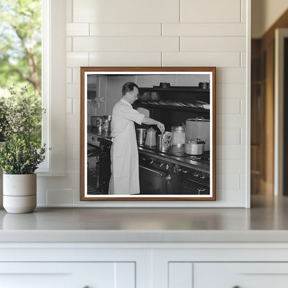 1940 Kitchen Range at Earl Fruit Company Ranch California - Available at KNOWOL