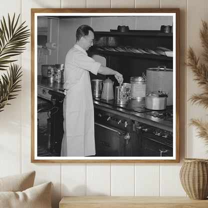 1940 Kitchen Range at Earl Fruit Company Ranch California - Available at KNOWOL