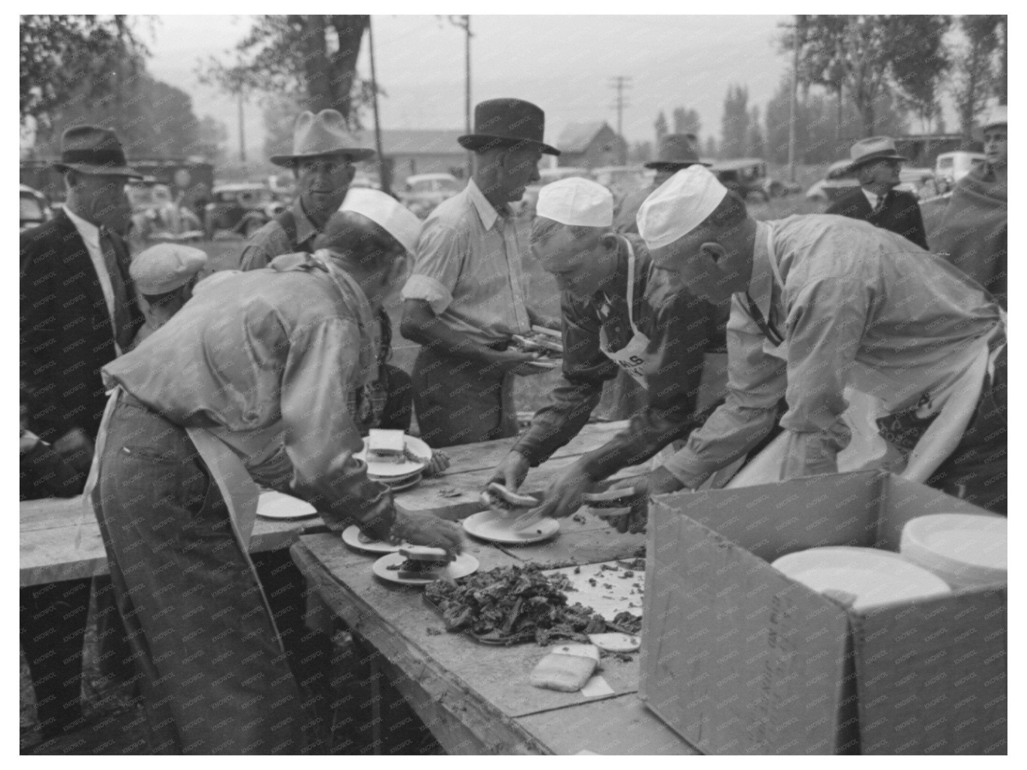 1940 Labor Day Barbecue in Ridgway Colorado - Available at KNOWOL