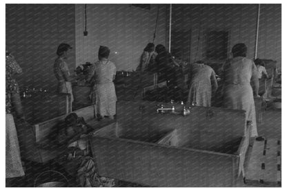 1940 Laundry Room at Agua Fria Migratory Labor Camp - Available at KNOWOL