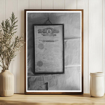 1940 Marriage License in Pie Town New Mexico Homesteader Home - Available at KNOWOL