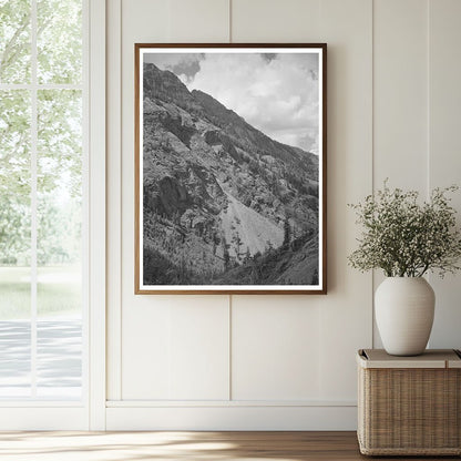 1940 Ouray County Colorado Land and Snow Slide Image - Available at KNOWOL