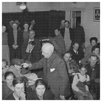 1940 Pie Auction at Schoolhouse in Muskogee County Oklahoma - Available at KNOWOL