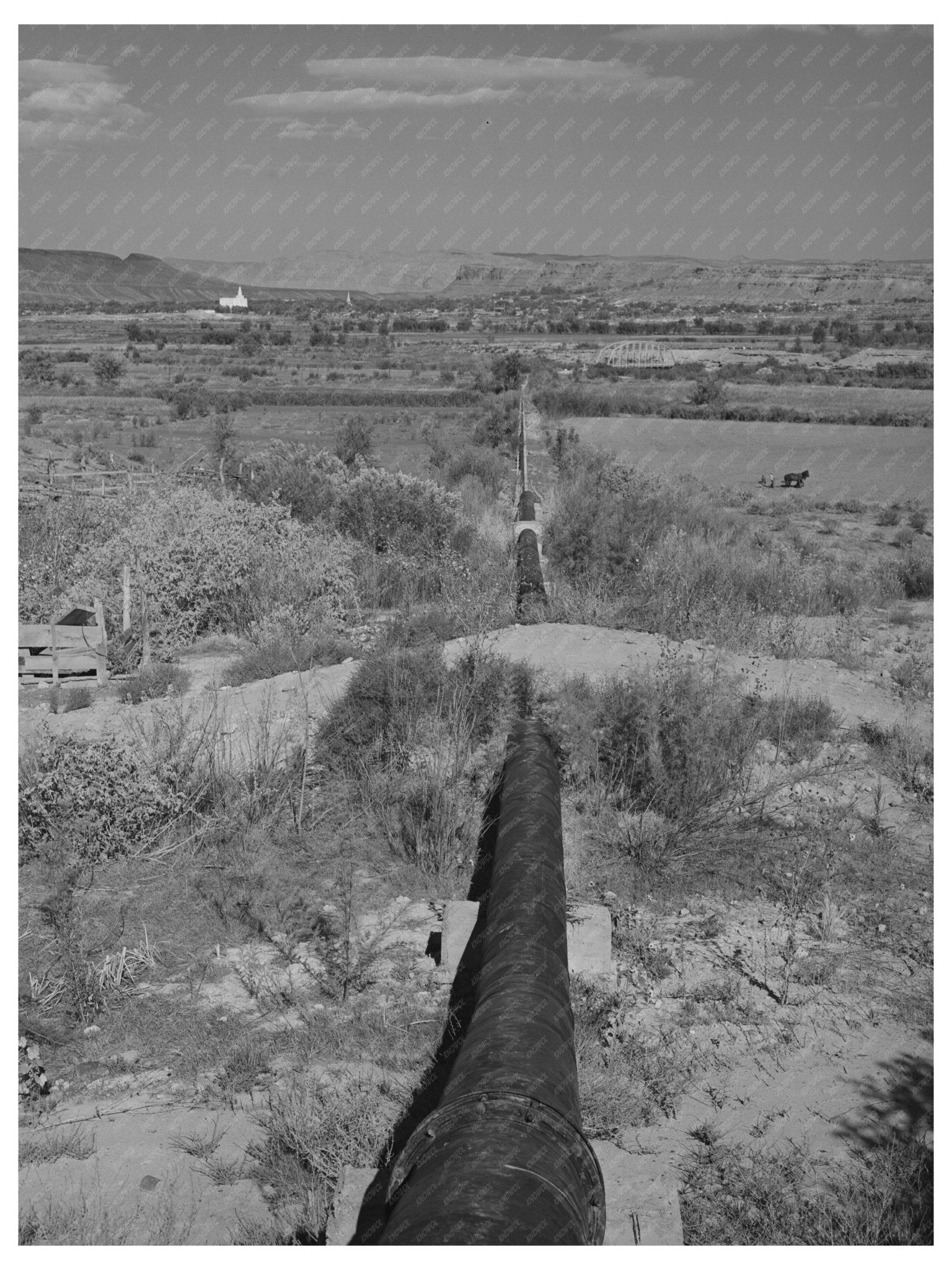 1940 Pipeline Installation Saint George Utah Water Project - Available at KNOWOL