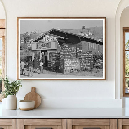 1940 Real Estate Office Vintage Photo Oakland California - Available at KNOWOL