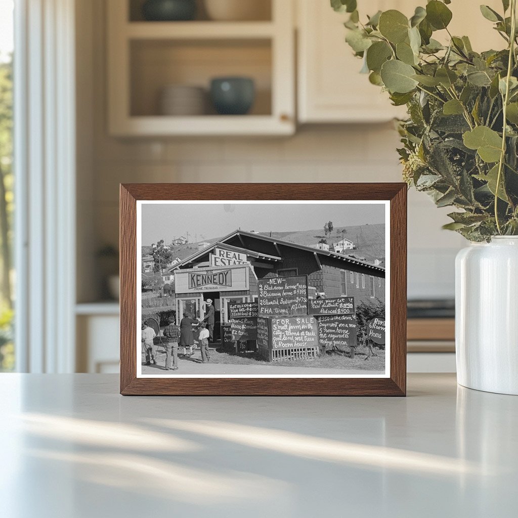 1940 Real Estate Office Vintage Photo Oakland California - Available at KNOWOL
