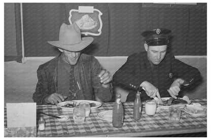 1940 San Angelo Fat Stock Show Lunchtime Scene - Available at KNOWOL