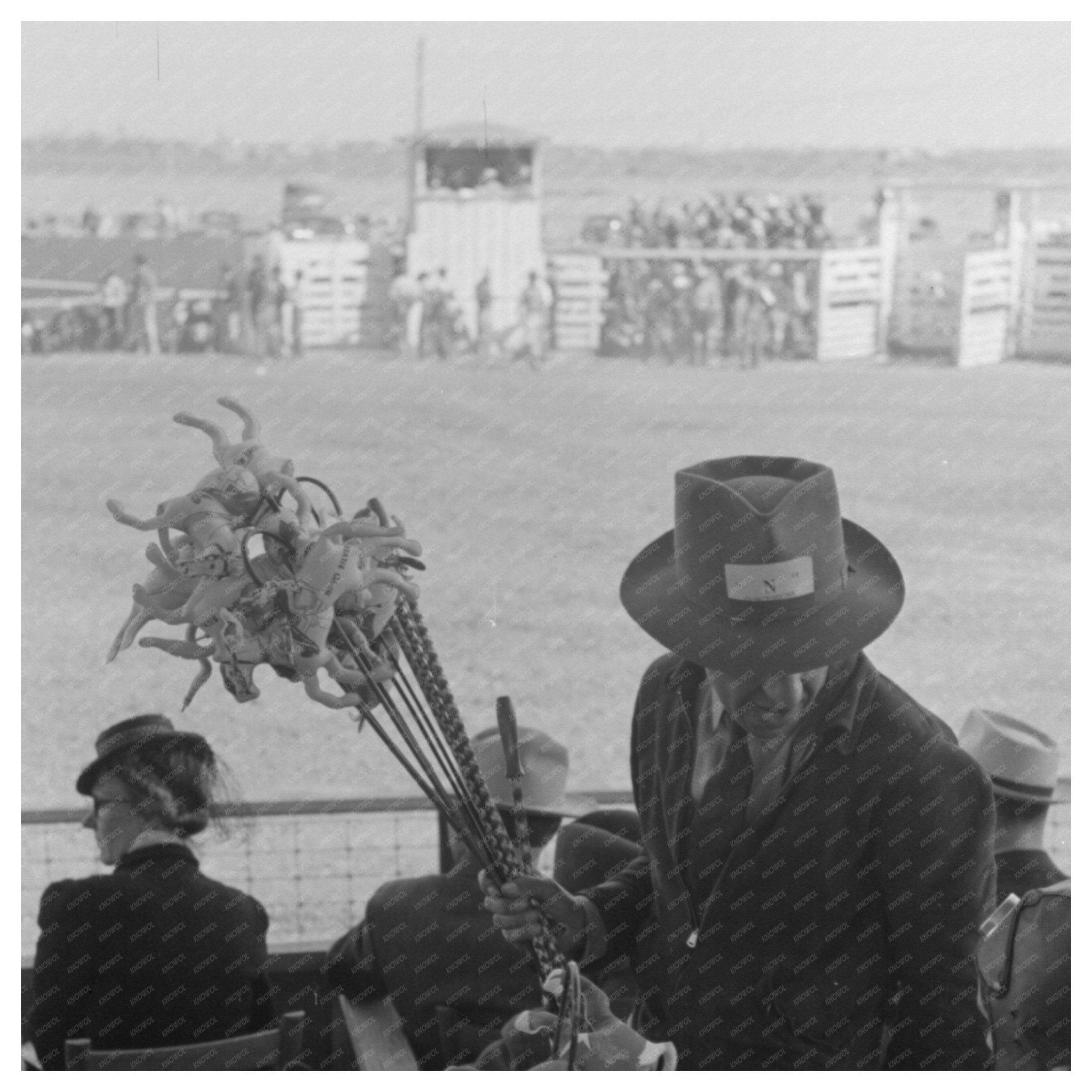 1940 San Angelo Fat Stock Show Souvenir Salesman - Available at KNOWOL