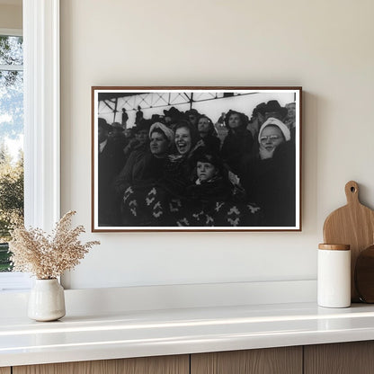 1940 San Angelo Rodeo Spectators at Fat Stock Show - Available at KNOWOL