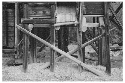 1940 San Juan County Colorado Mine Ore Loading Bin Image - Available at KNOWOL