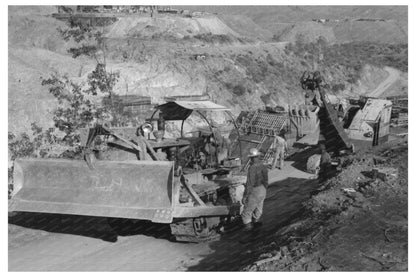 1940 Shasta Dam Construction Vintage Photograph - Available at KNOWOL