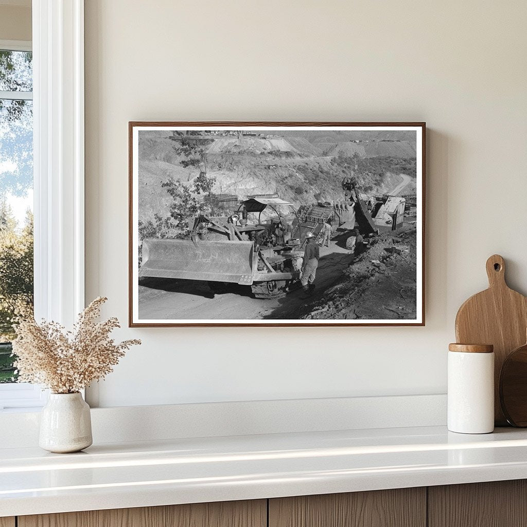 1940 Shasta Dam Construction Vintage Photograph - Available at KNOWOL