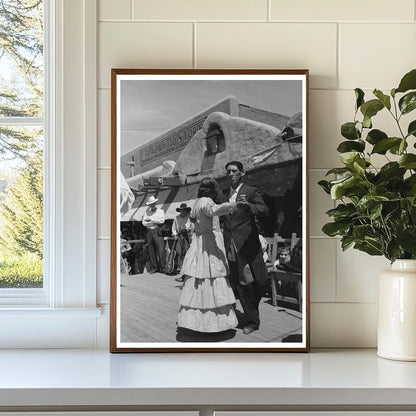 1940 Taos New Mexico Native Dance Fiesta Photo - Available at KNOWOL