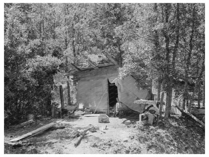 1940 Temporary Dwelling for Tie Hewers in Pie Town NM - Available at KNOWOL