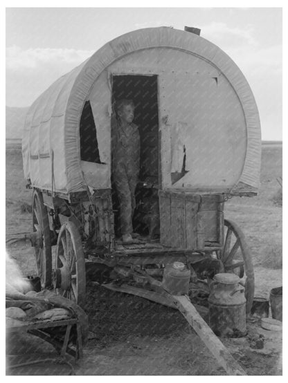 1940 Vintage Image of Dry Farmers Camp Idaho - Available at KNOWOL