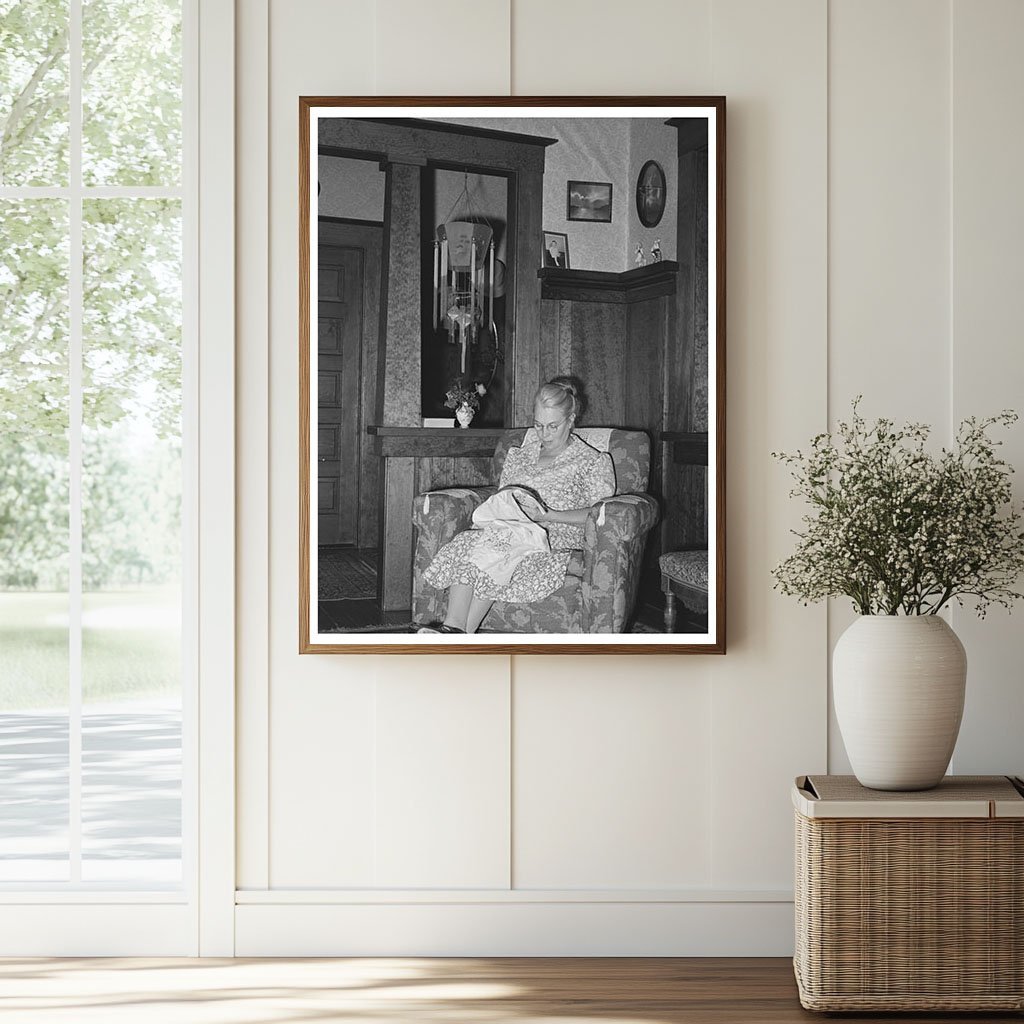 1940 Vintage Image of Fruit Farmers Wife Placer County California - Available at KNOWOL