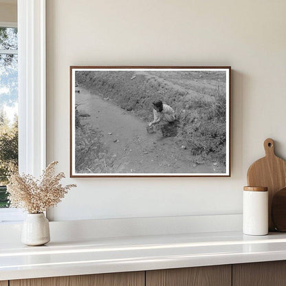 1940 Vintage Image of Washing in Chamisal New Mexico - Available at KNOWOL