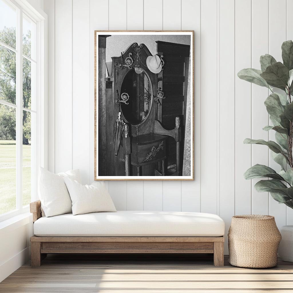 1940 Vintage Interior of Placer County Fruit Farmers House - Available at KNOWOL