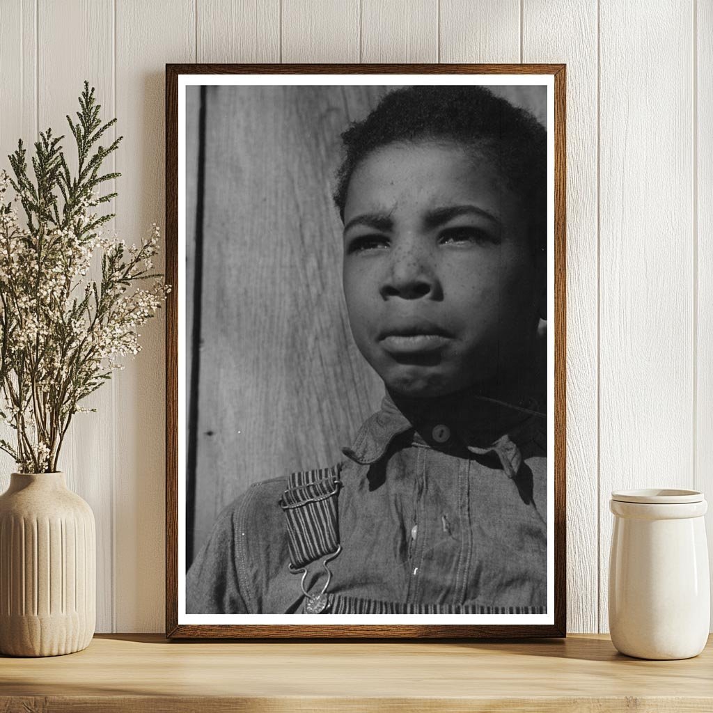 1940 Vintage Photo of African American Farmers Son Eating Walnuts - Available at KNOWOL