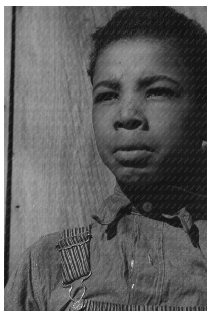 1940 Vintage Photo of African American Farmers Son Eating Walnuts - Available at KNOWOL