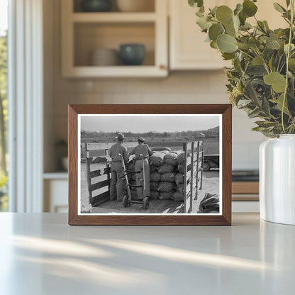 1940 Vintage Photo of Truck with Salt and Cottonseed Meal - Available at KNOWOL