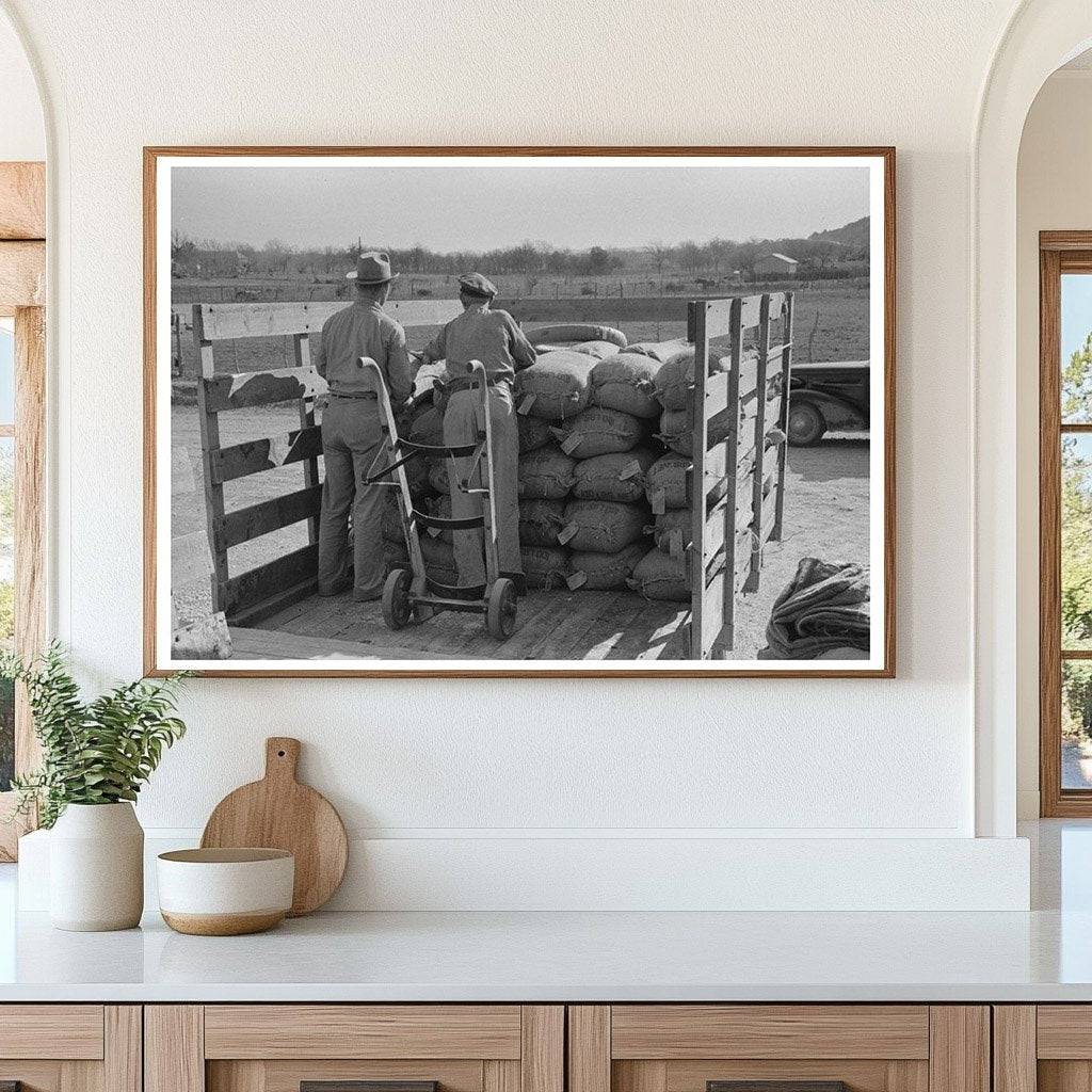 1940 Vintage Photo of Truck with Salt and Cottonseed Meal - Available at KNOWOL