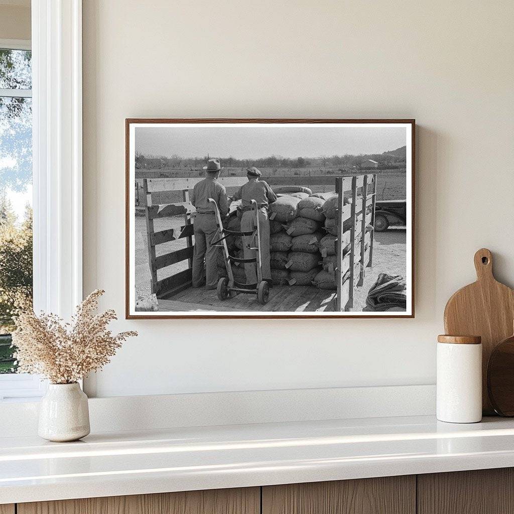 1940 Vintage Photo of Truck with Salt and Cottonseed Meal - Available at KNOWOL