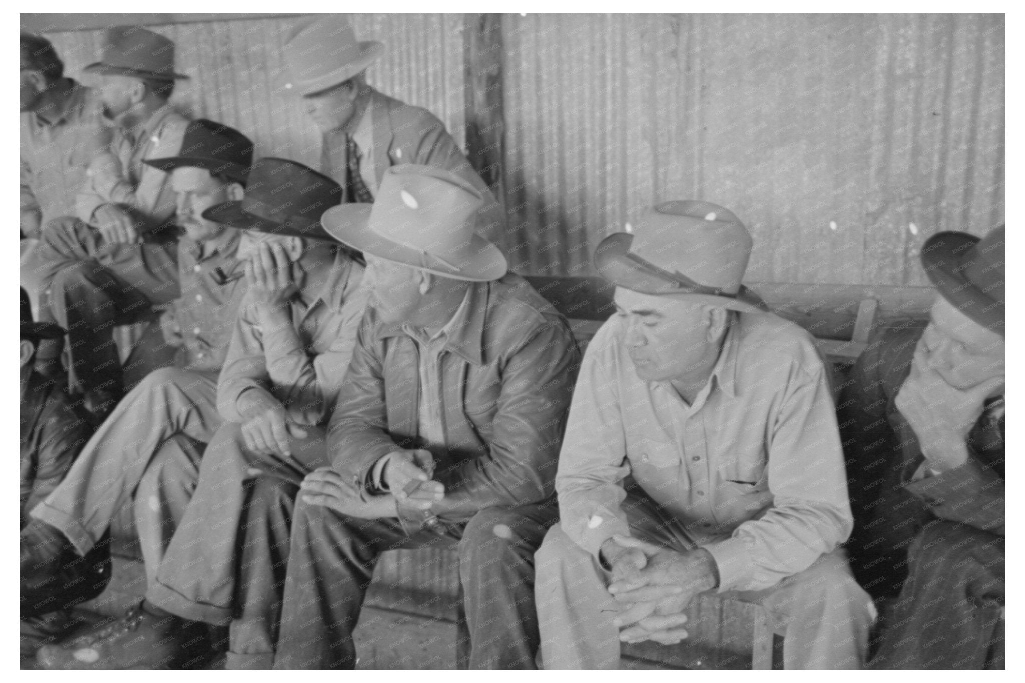 1940 Vintage Spectators at San Angelo Stock Auction - Available at KNOWOL