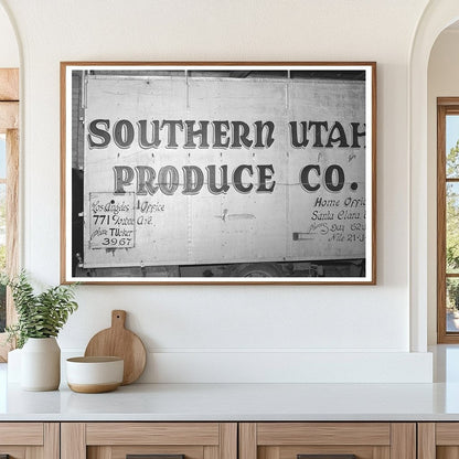 1940 Vintage Truck Sign in Santa Clara Utah - Available at KNOWOL