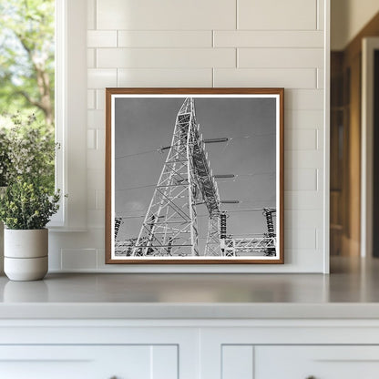 1940s Las Vegas Transmission Towers and Transformers Image - Available at KNOWOL