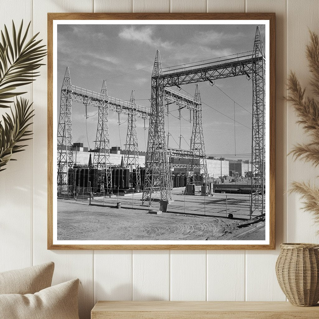 1940s Transmission Towers in Las Vegas Powering Industry - Available at KNOWOL