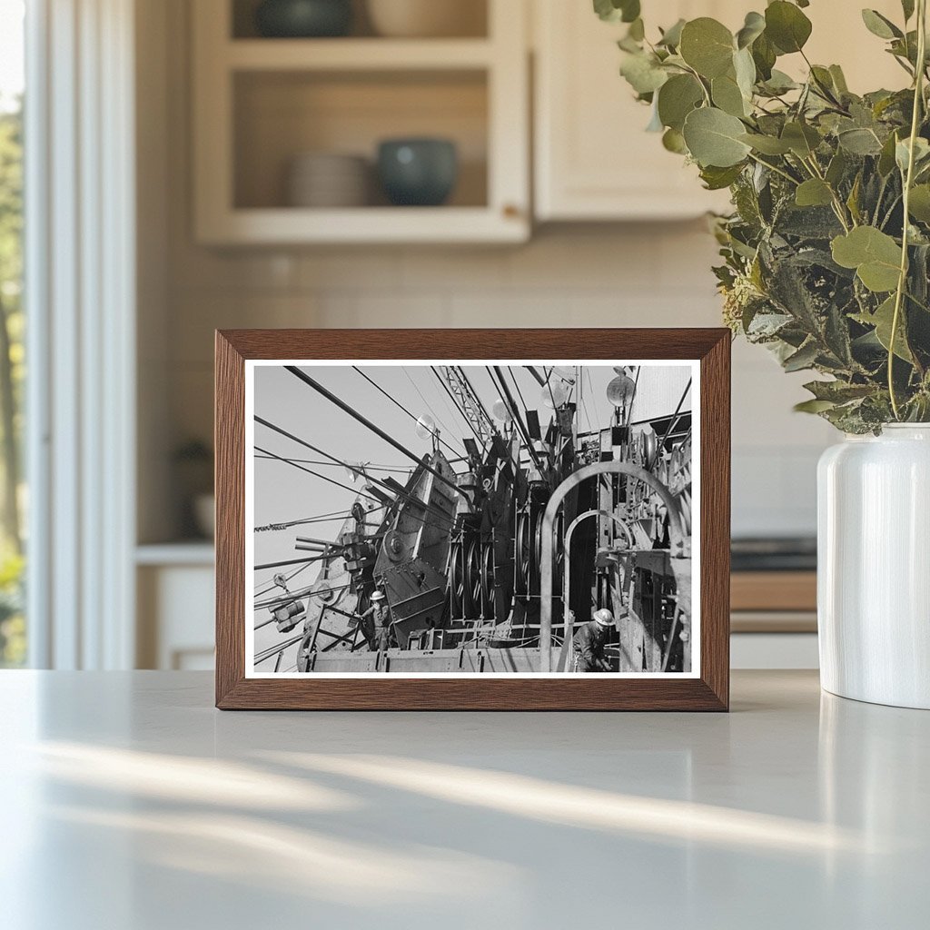 1941 Aerial Tram Wheelhouse at Shasta Dam California - Available at KNOWOL